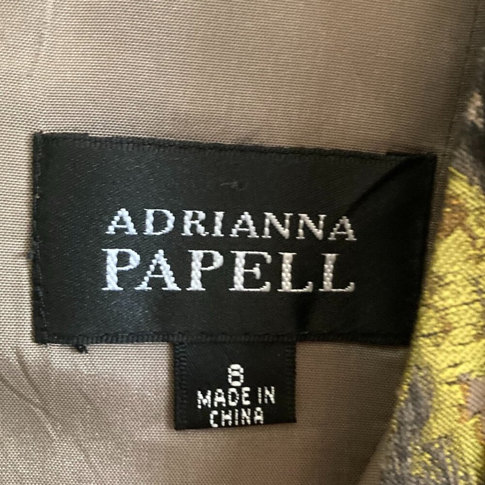 Adrianna Papell floral sleeveless dress - size 8 - Picture 5 of 5